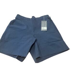 Men’s VRST Seersucker Golf Shorts Navy Size S – 6” Inseam Performance Stretch